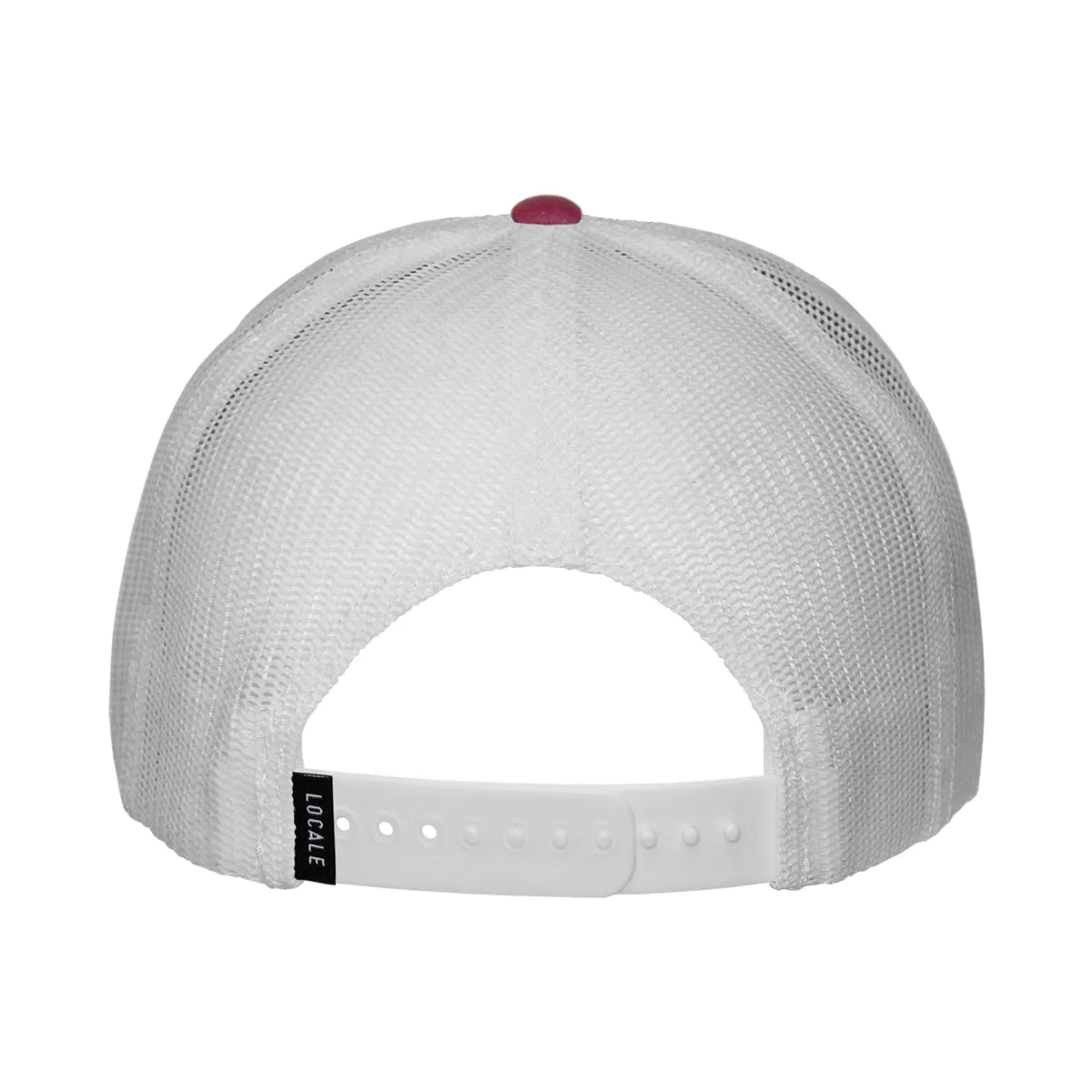 Legacy Florida State Seminoles/Seminole Logo Design Adjustable Foam Trucker Cap - Garnet/White
