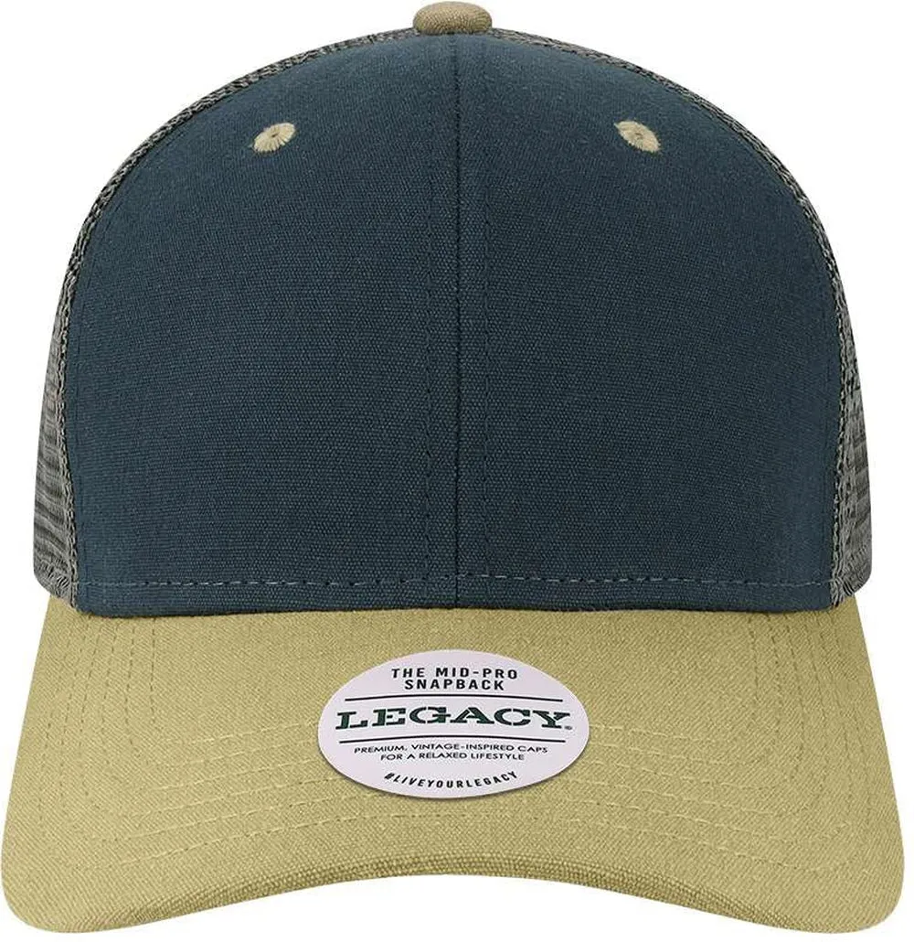 Legacy Mid-Pro Snapback Trucker Cap