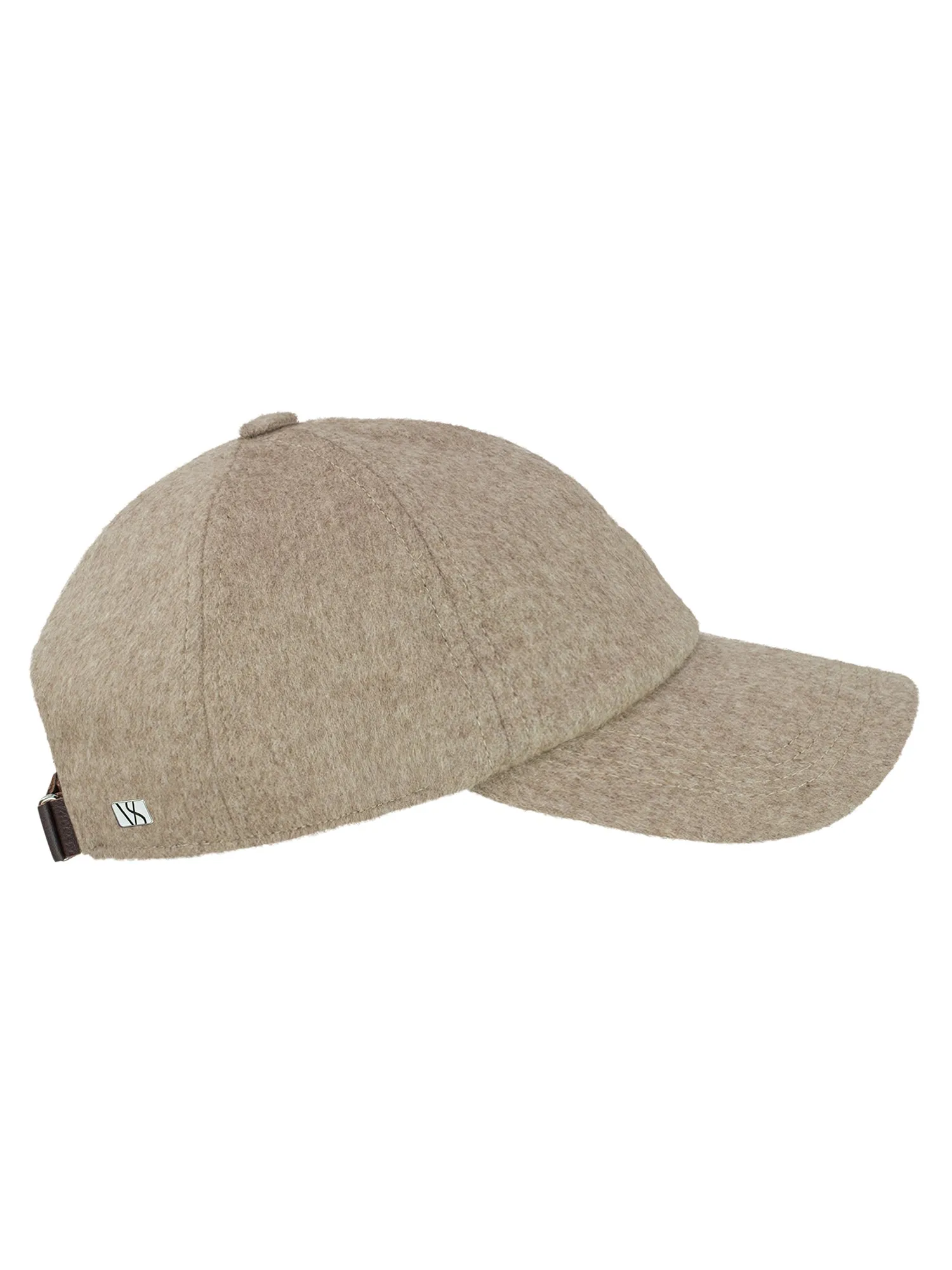 Legacy Soft Front Cashmere Cap Marble Beige