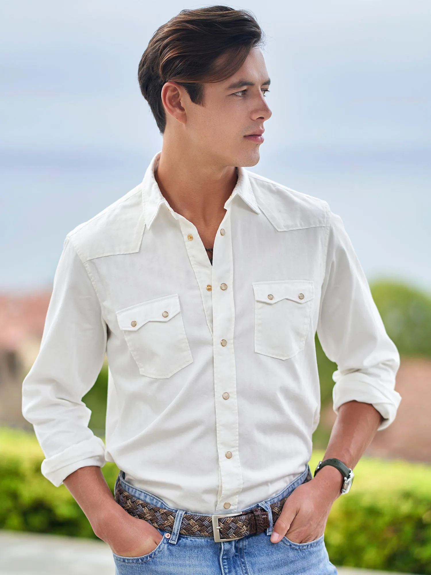 Lenzo Western Cotton Shirt