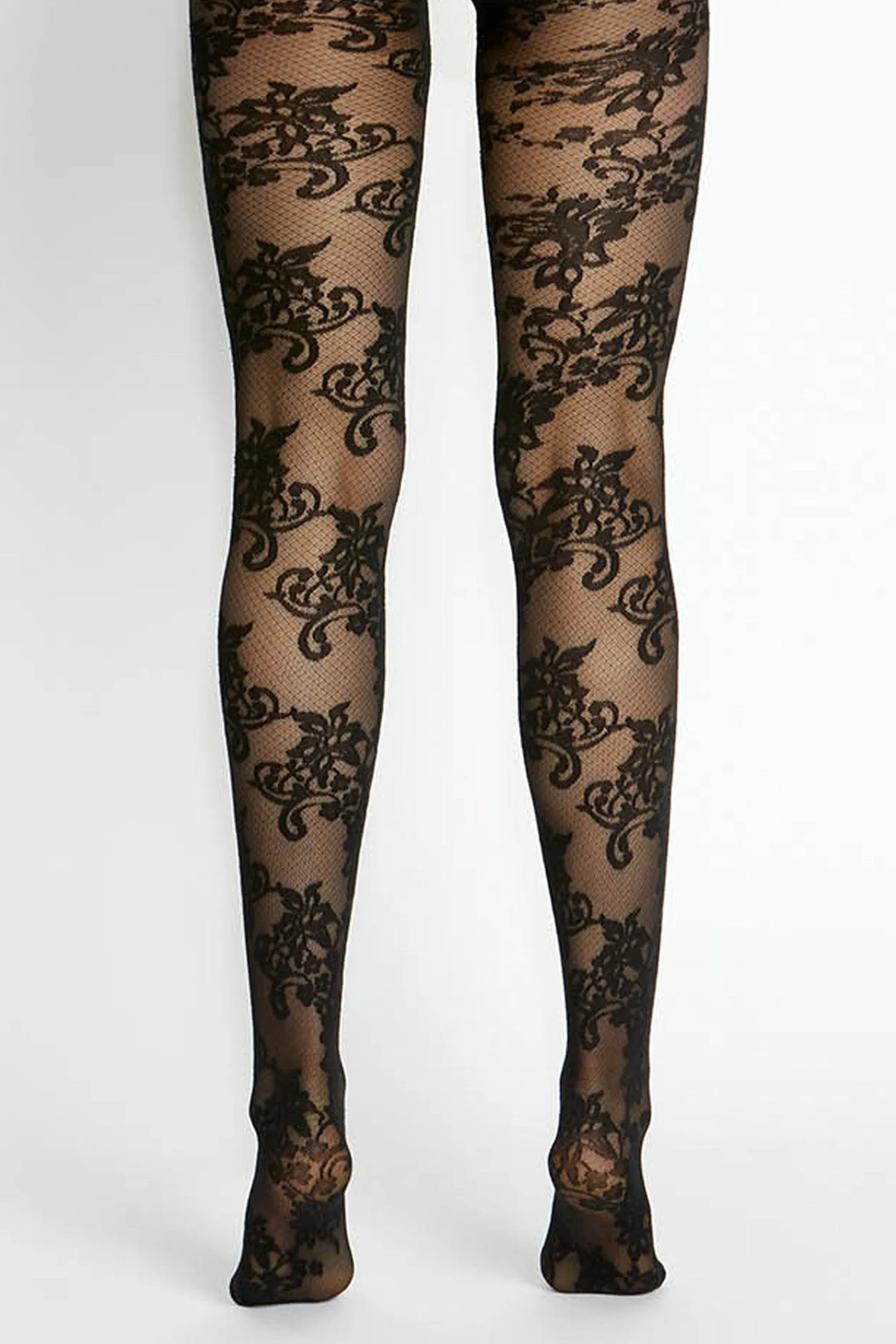 Levante | Francesca Floral Tights Club L London