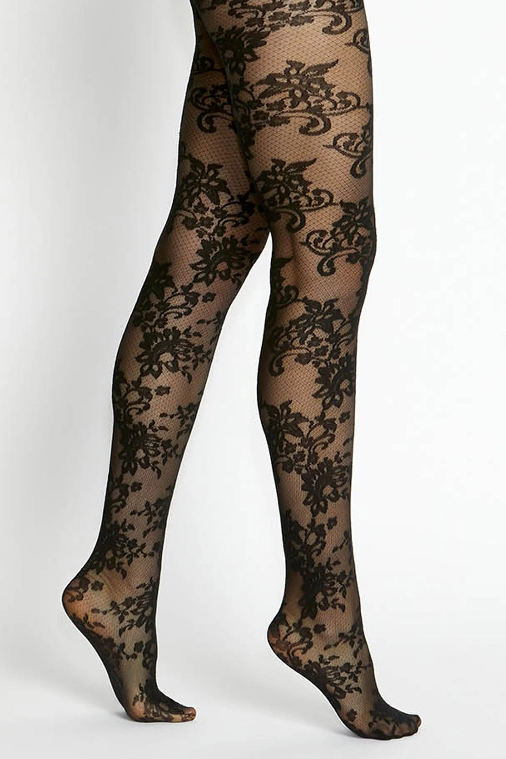 Levante | Francesca Floral Tights Club L London