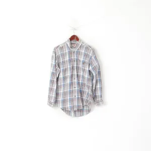 Levi's Men S Casual Shirt Blue Check Vintage Cotton Long Sleeve Western Top
