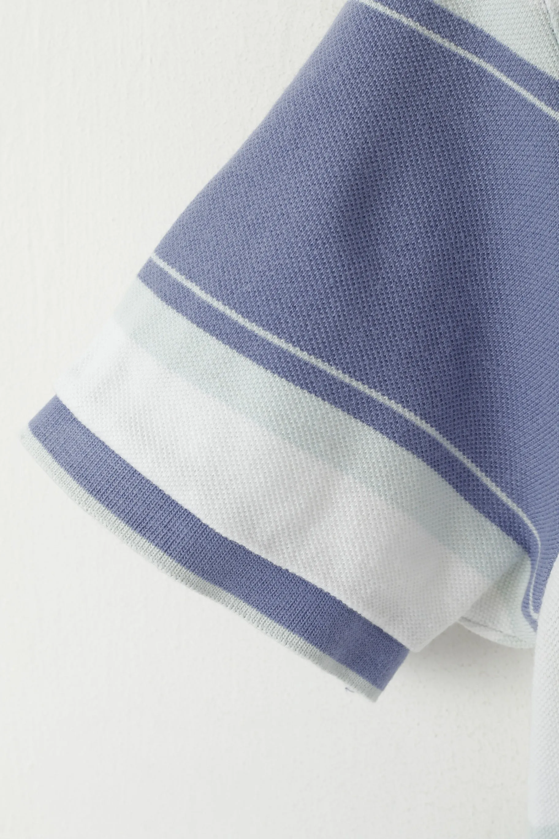 Levi's Men S Polo Shirt Violet Striped Short Sleeve Cotton Standard Fit Top