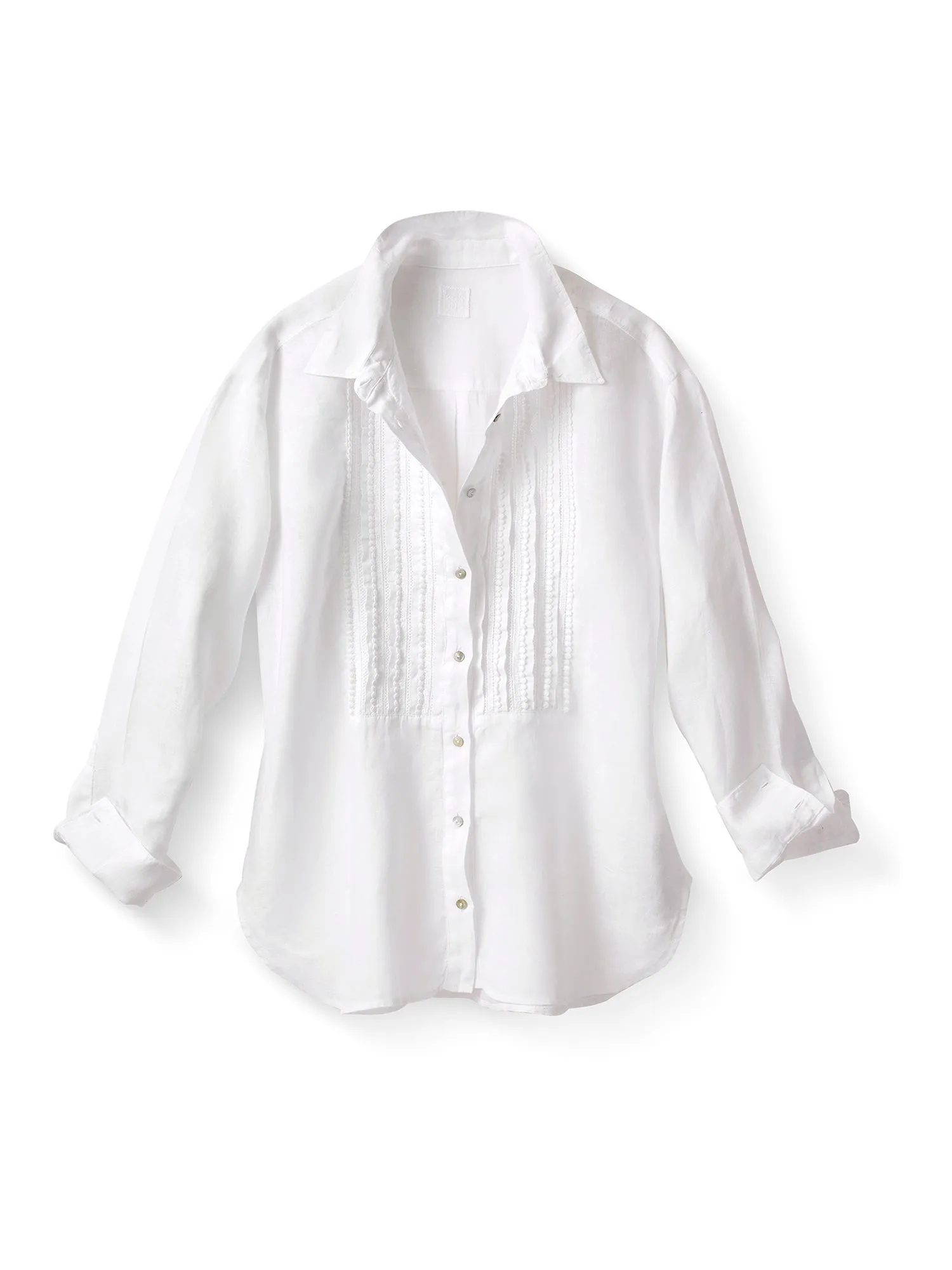Lilja Ruffle Linen Shirt