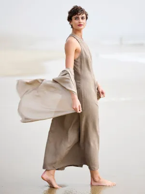 Linen Midi Dress