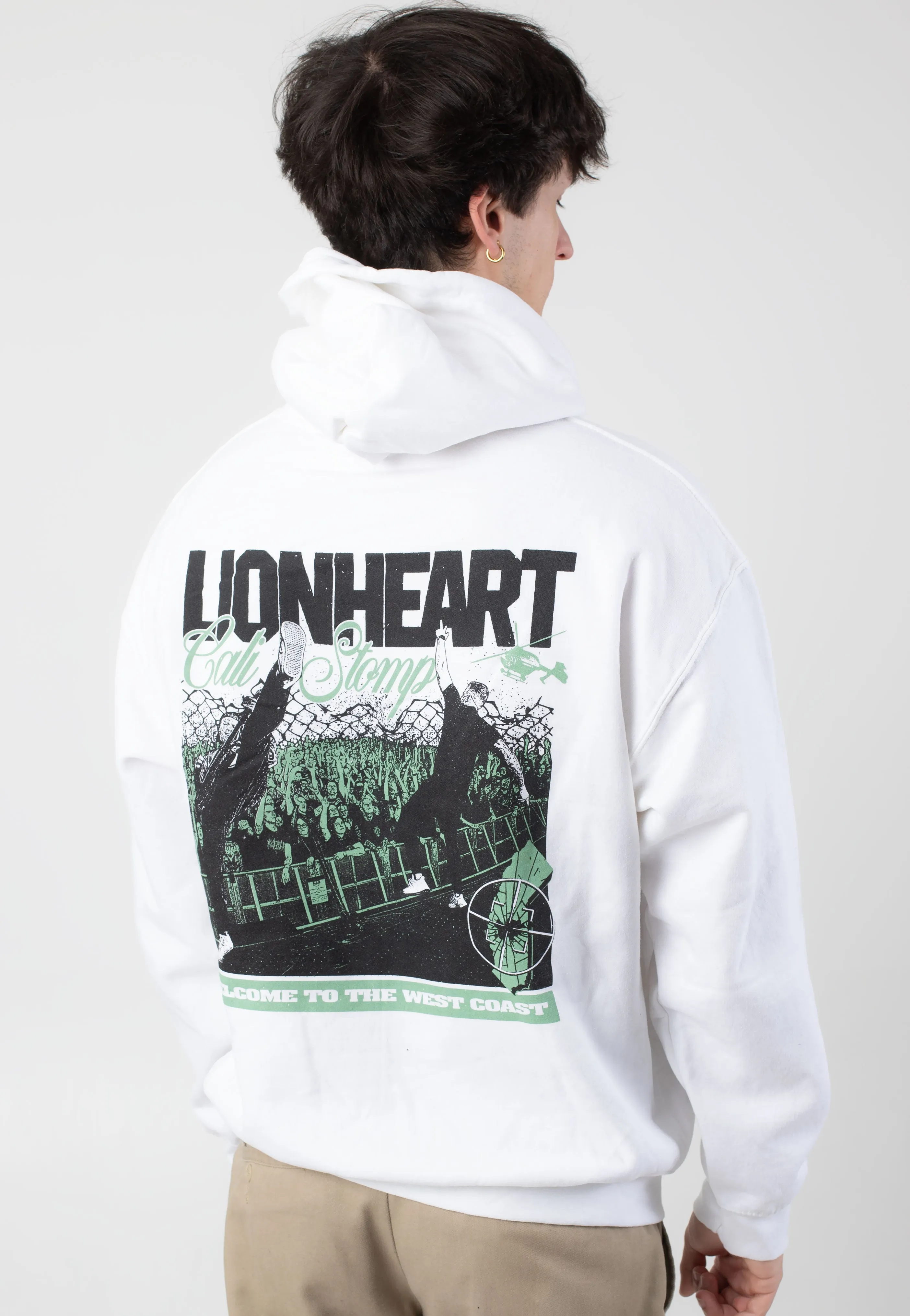 Lionheart - Cali Stomp Live White - Hoodie