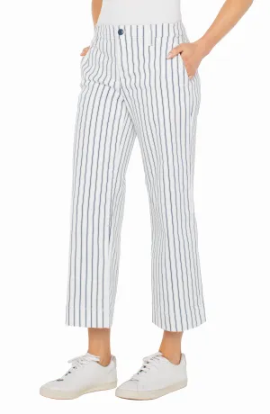 Liverpool Los Angeles WIDE LEG CROP WITH PATCH POCKETS