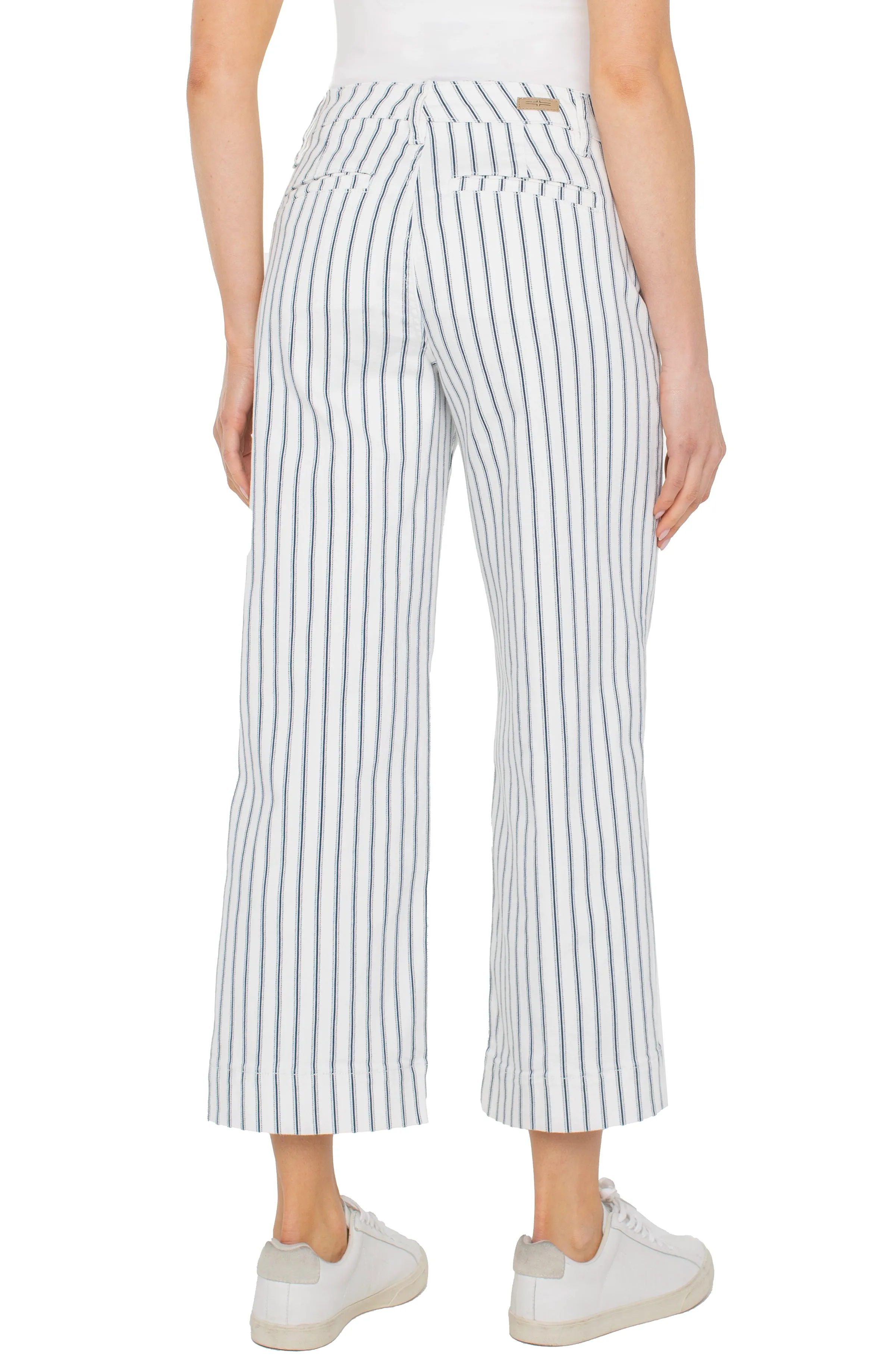 Liverpool Los Angeles WIDE LEG CROP WITH PATCH POCKETS