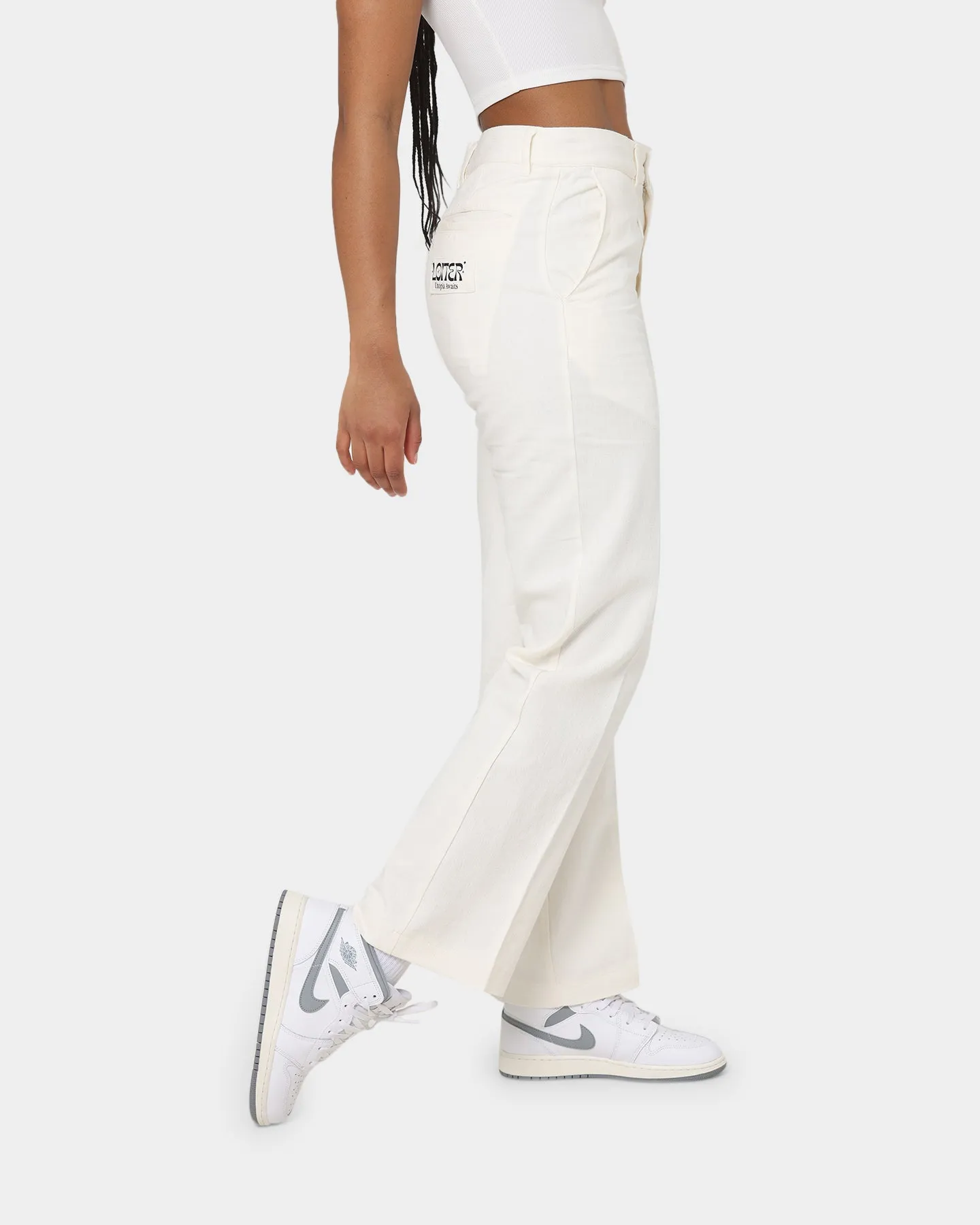 Loiter Utopia Linen Pants Ecru