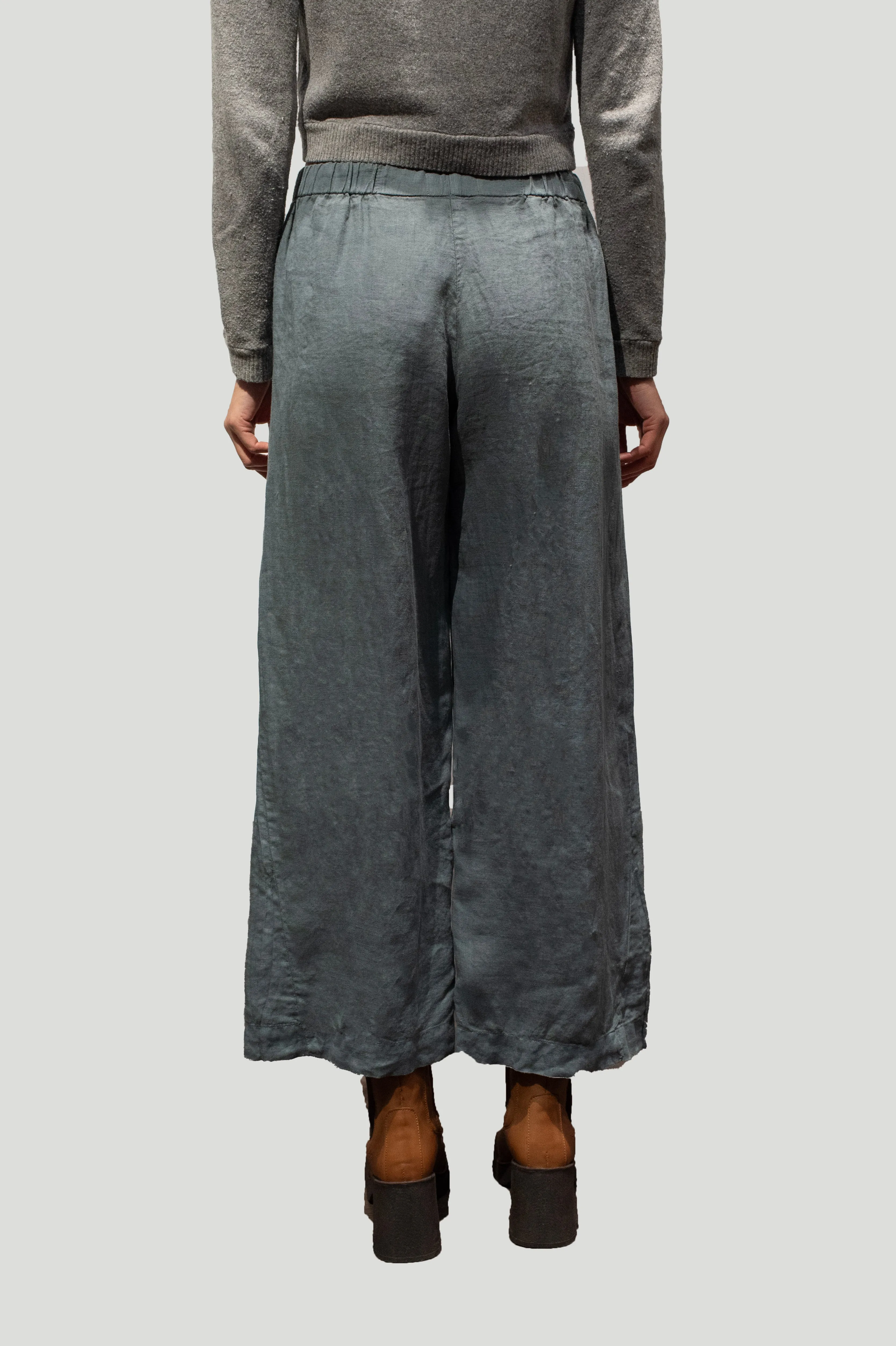LOLA WOVEN LINEN PANT