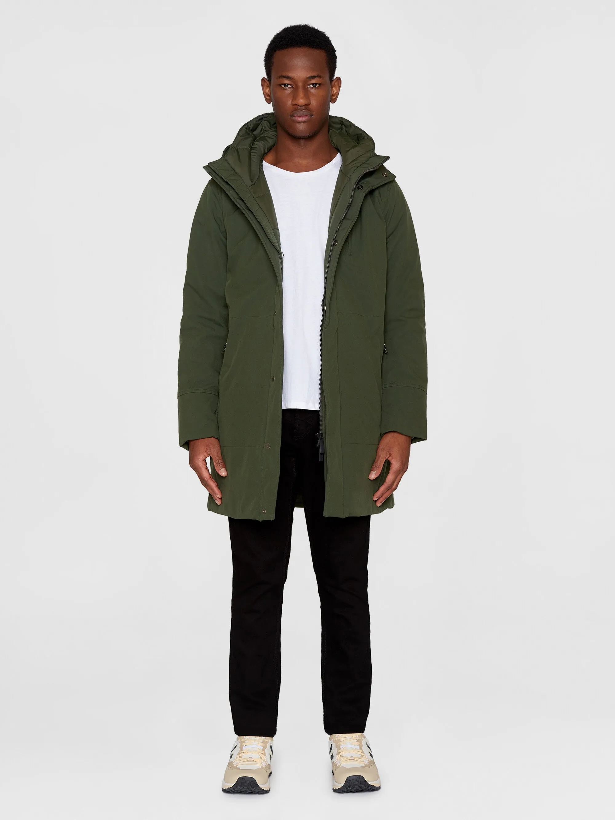 Long soft shell jacket CLIMATE SHELL - Forrest Night Knowledge Cotton