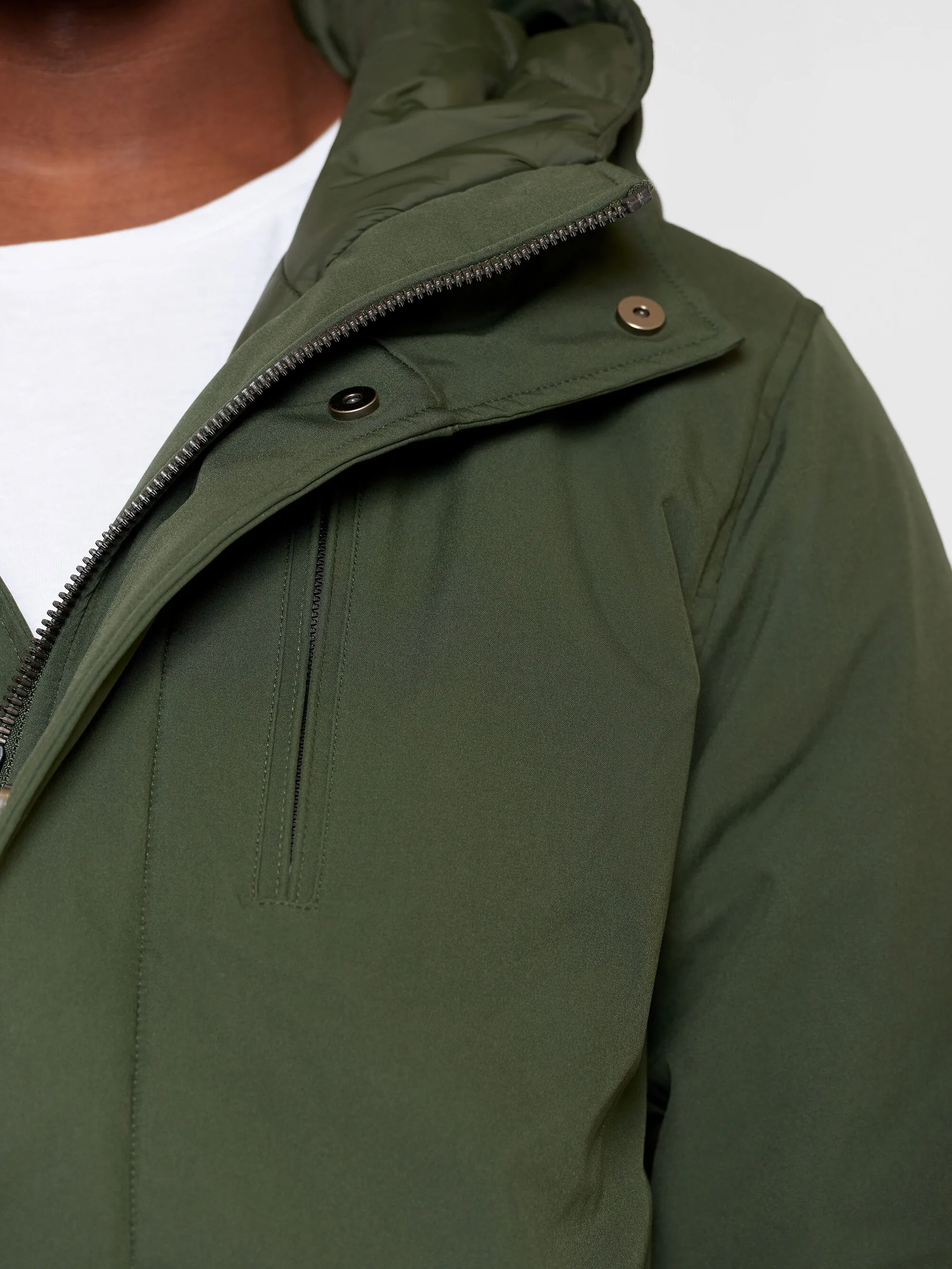 Long soft shell jacket CLIMATE SHELL - Forrest Night Knowledge Cotton