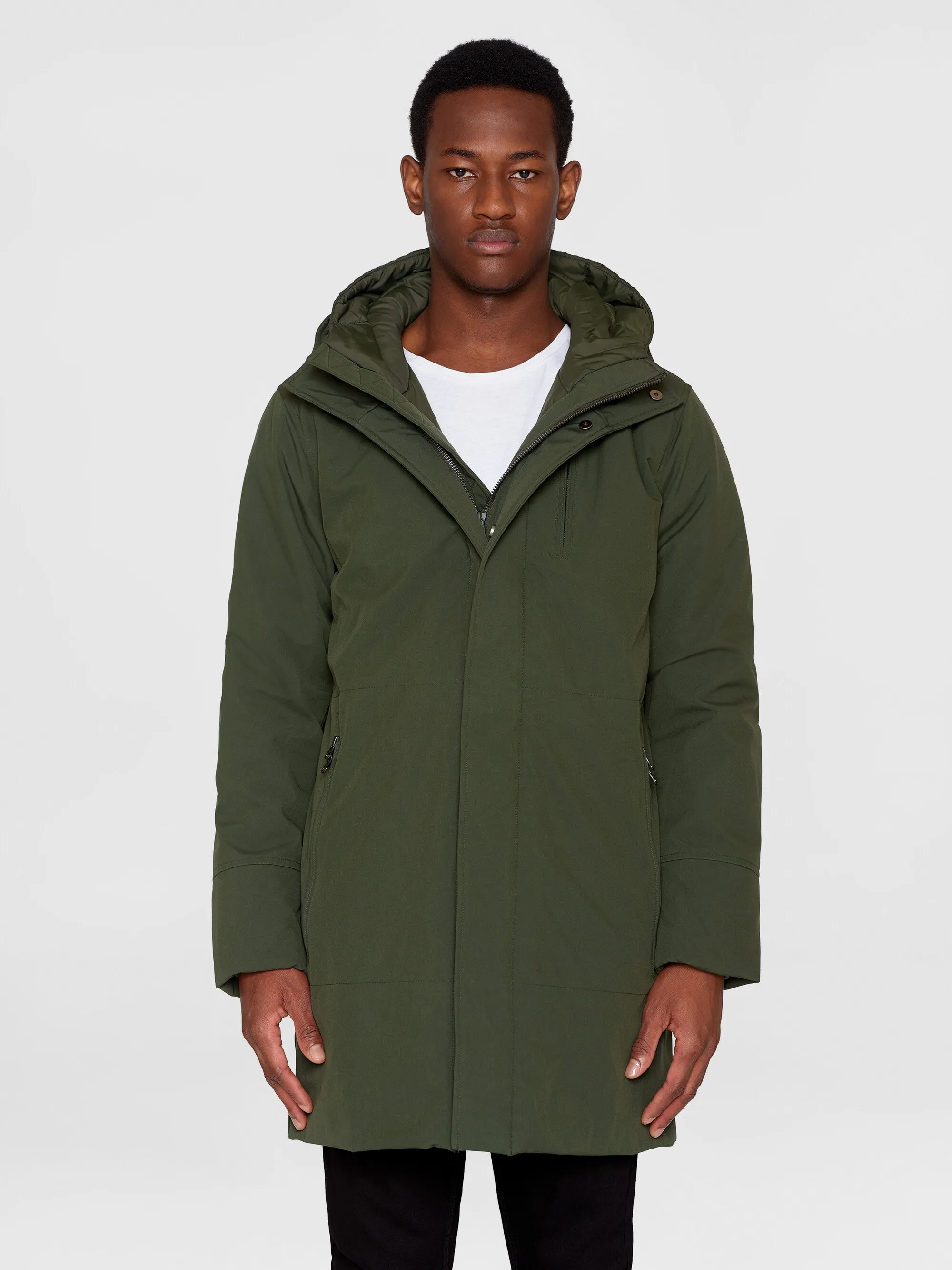 Long soft shell jacket CLIMATE SHELL - Forrest Night Knowledge Cotton