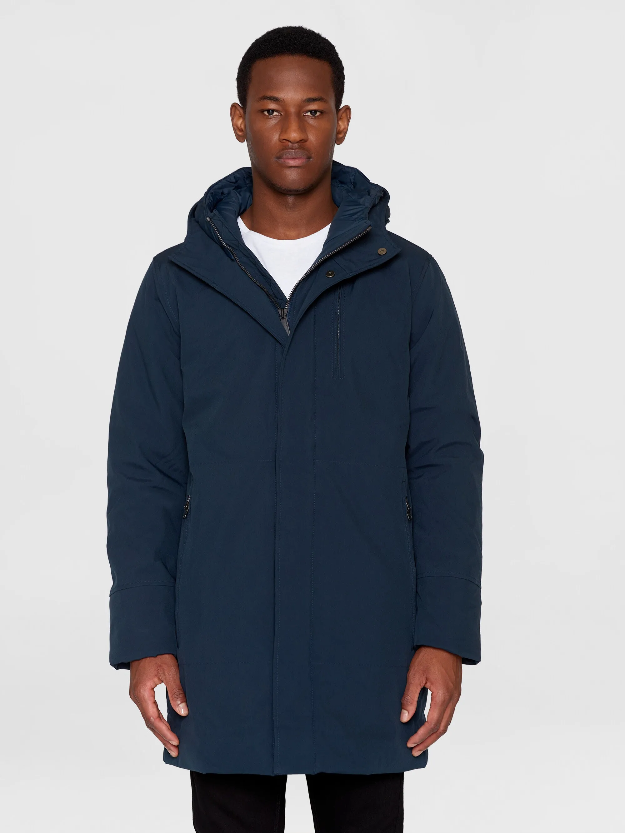 Long soft shell jacket CLIMATE SHELL - Total Eclipse Knowledge Cotton