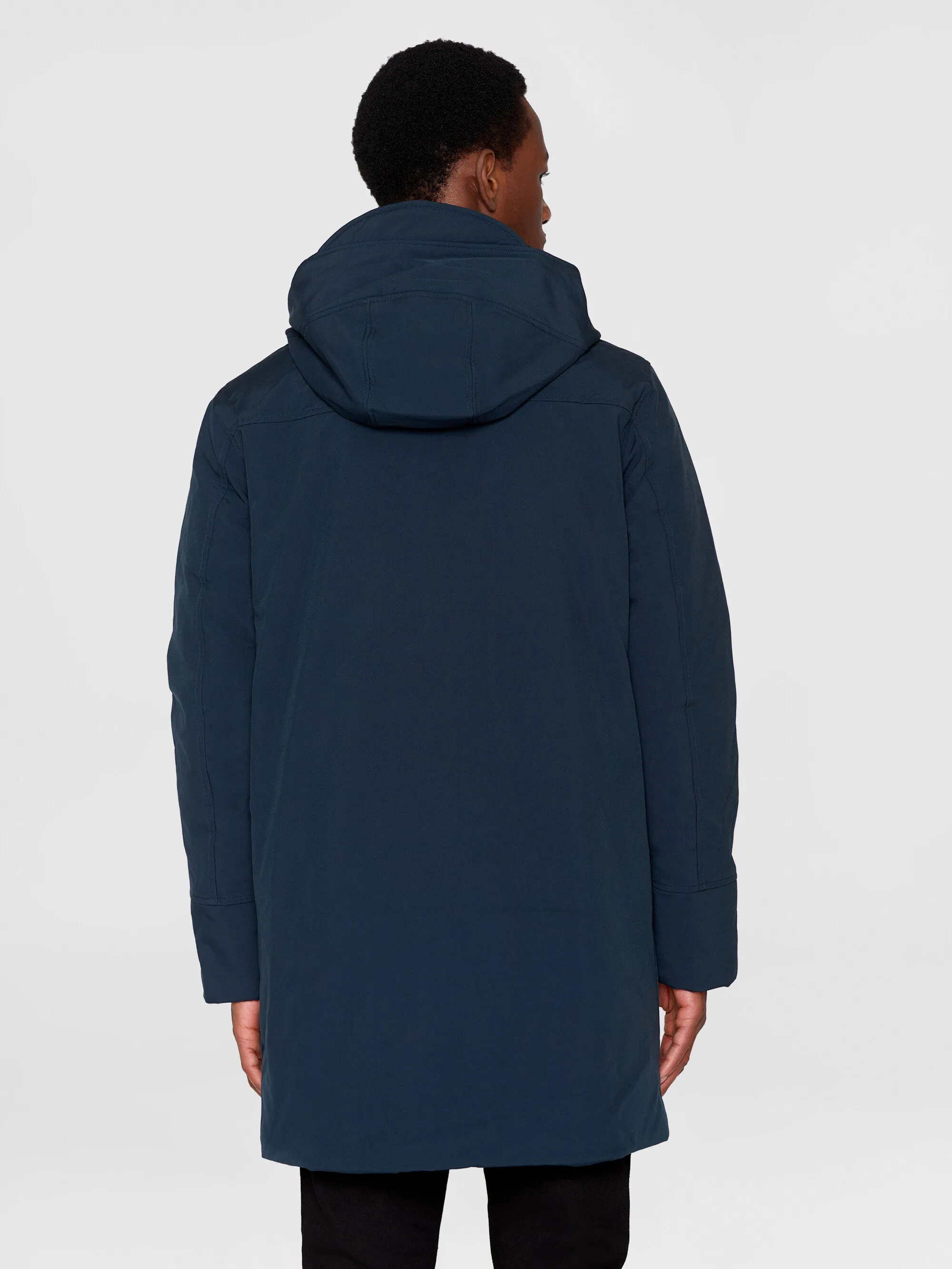 Long soft shell jacket CLIMATE SHELL - Total Eclipse Knowledge Cotton