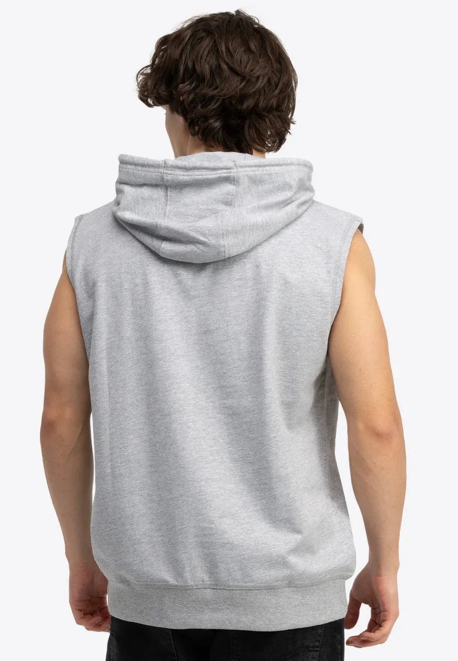 Lonsdale - Bignor Marl Grey/Black - Hoodie