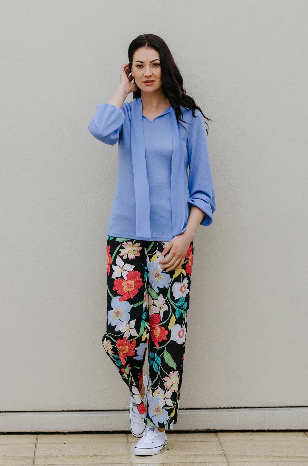 LOVE & GLORY (NZ) The perfect linen pant - Black floral! 10