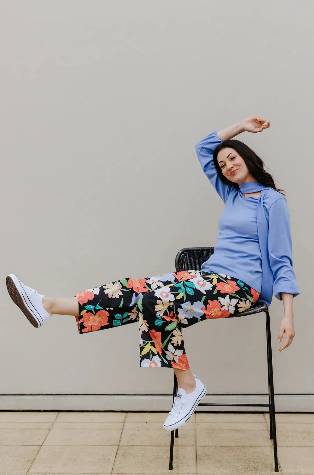 LOVE & GLORY (NZ) The perfect linen pant - Black floral! 10