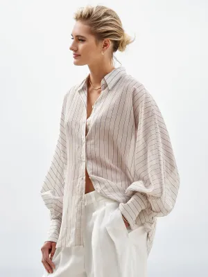 Lurex Stripe Shirt