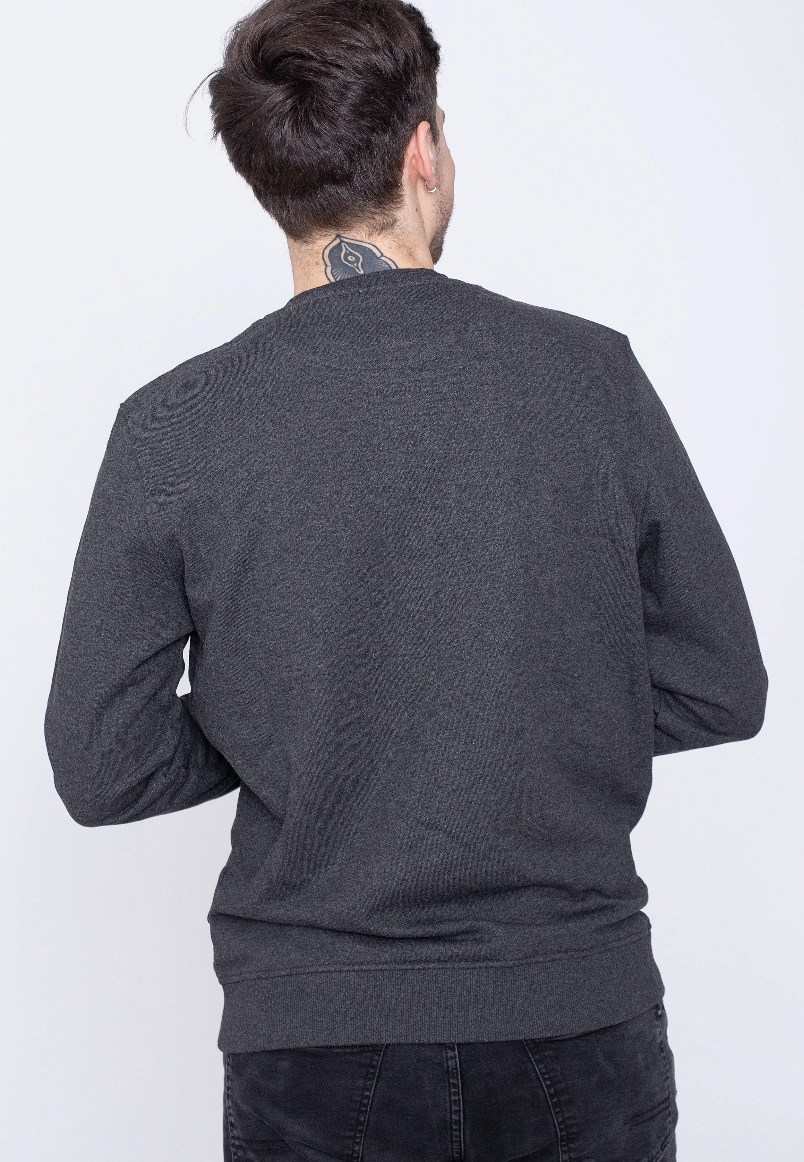 Lyle & Scott - Crew Neck Charcoal Marl - Sweater