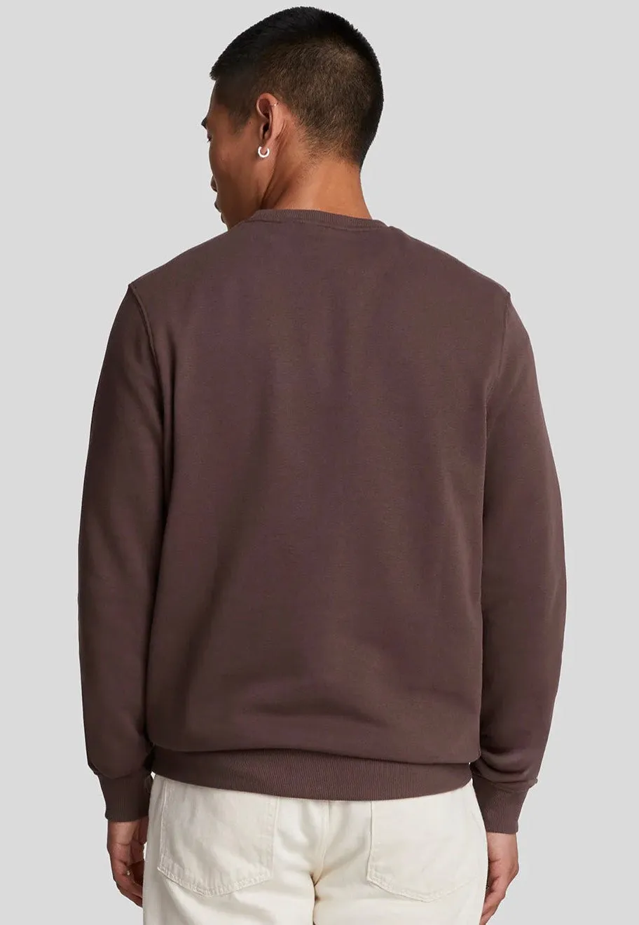 Lyle & Scott - Crew Neck Deep Mahogany - Sweater