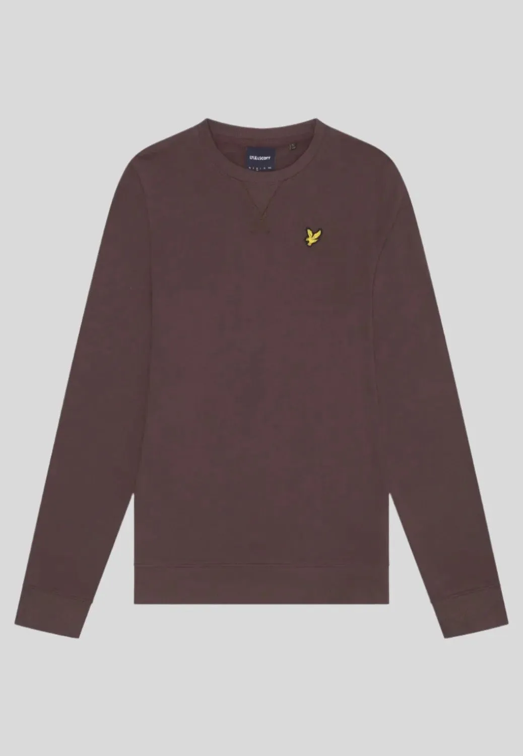 Lyle & Scott - Crew Neck Deep Mahogany - Sweater