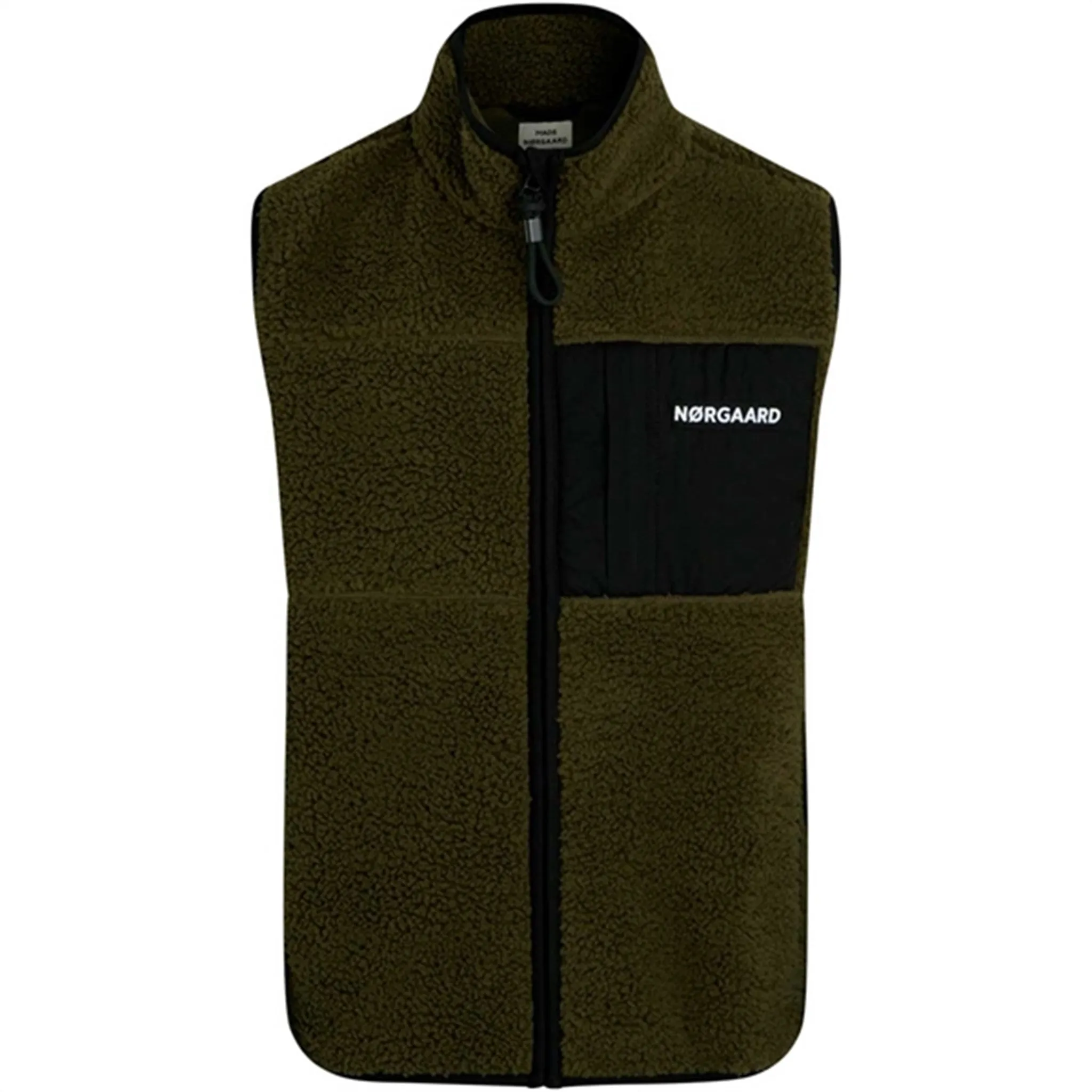 Mads Nrgaard Teddy Fleece Vilads Vest Forest Night