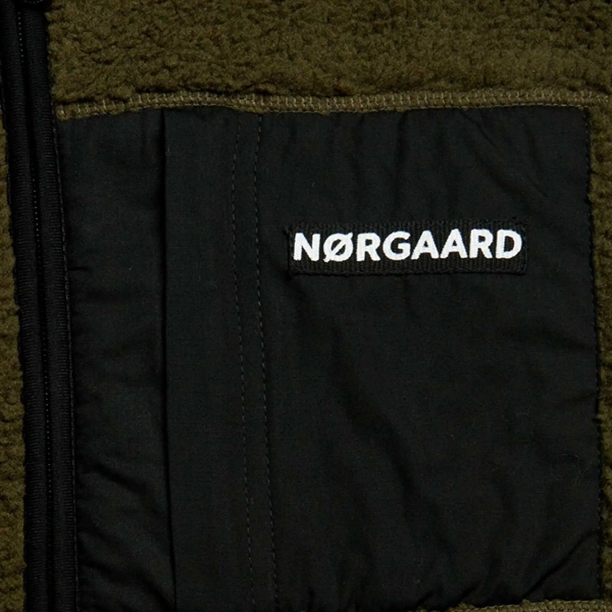 Mads Nrgaard Teddy Fleece Vilads Vest Forest Night
