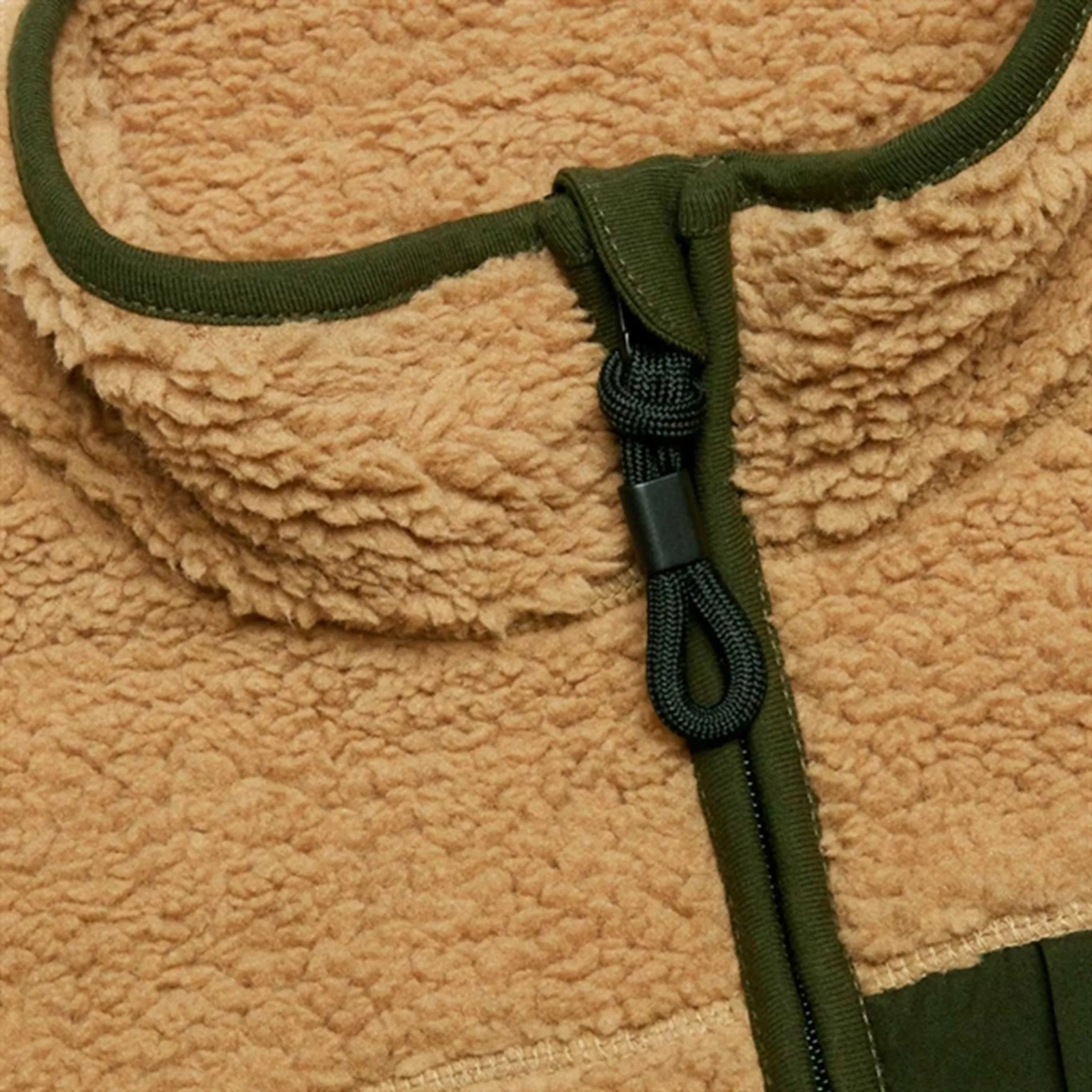Mads Nrgaard Teddy Fleece Vilads Vest Kelp