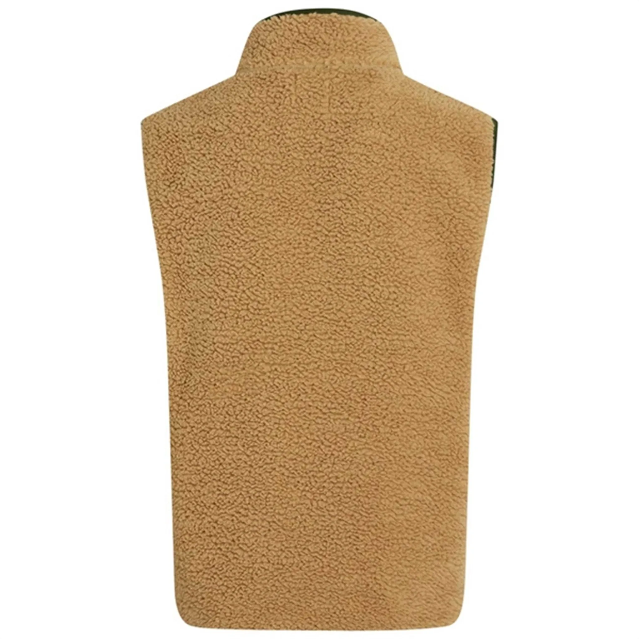 Mads Nrgaard Teddy Fleece Vilads Vest Kelp