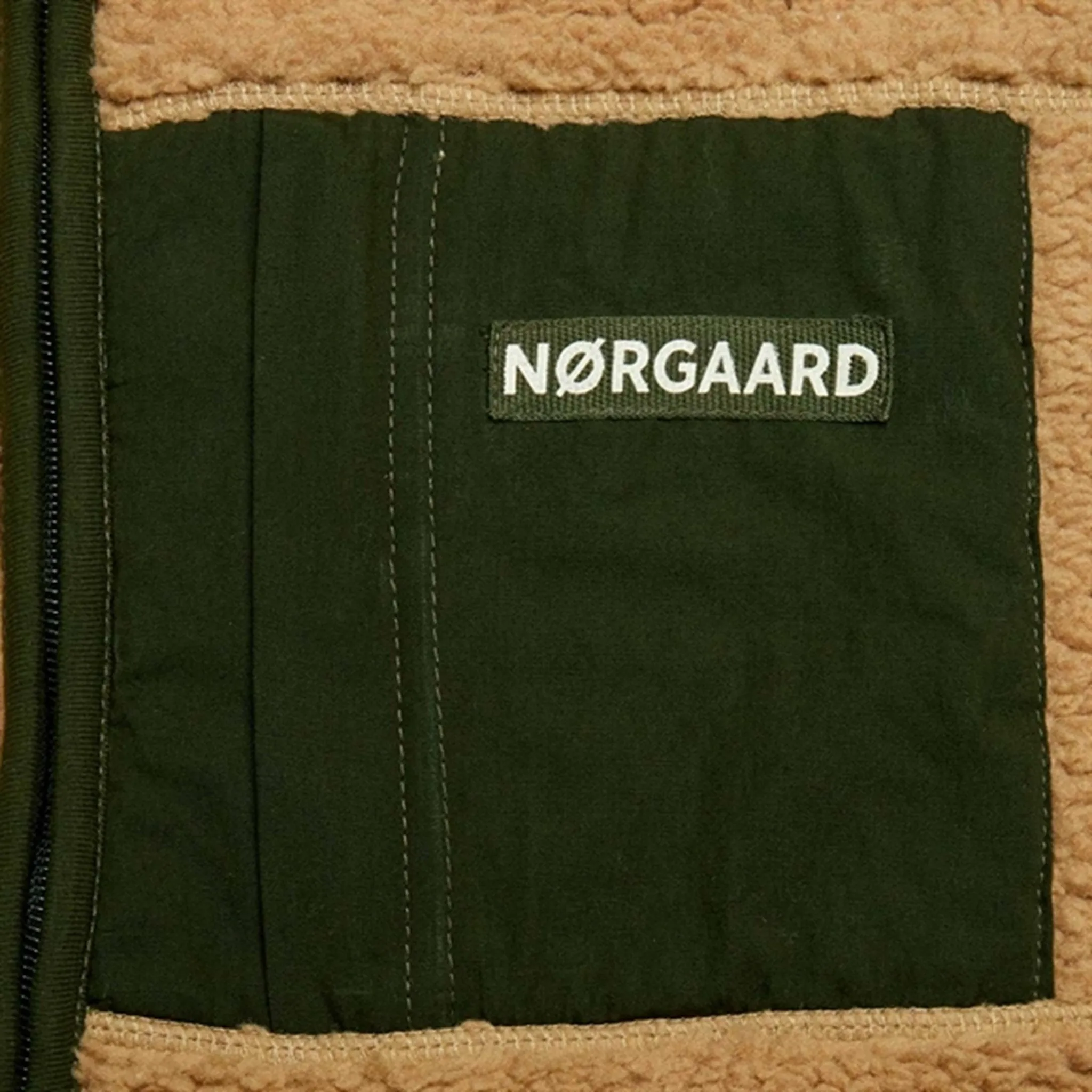 Mads Nrgaard Teddy Fleece Vilads Vest Kelp