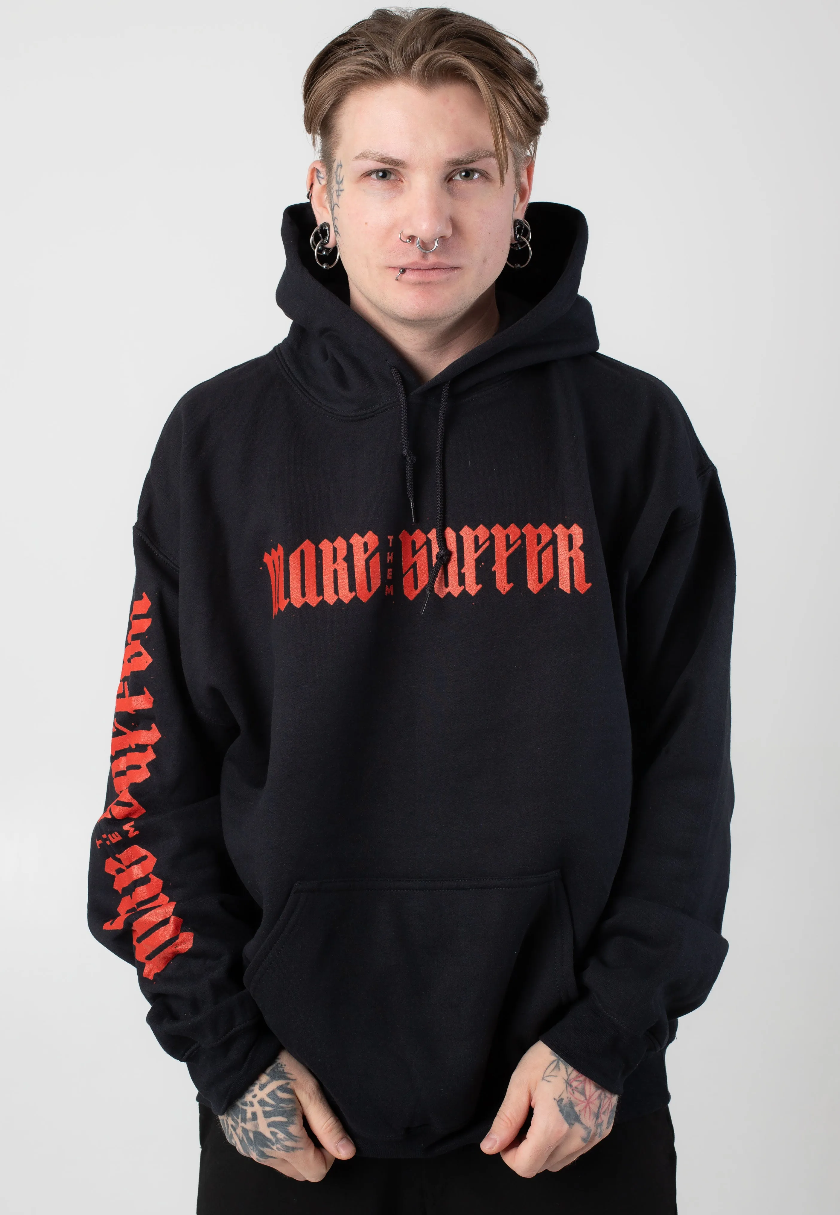 Make Them Suffer - Burning Skull Rose - Hoodie