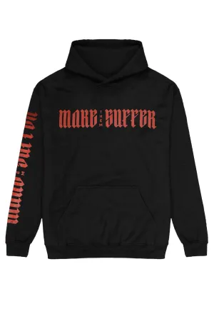 Make Them Suffer - Burning Skull Rose - Hoodie