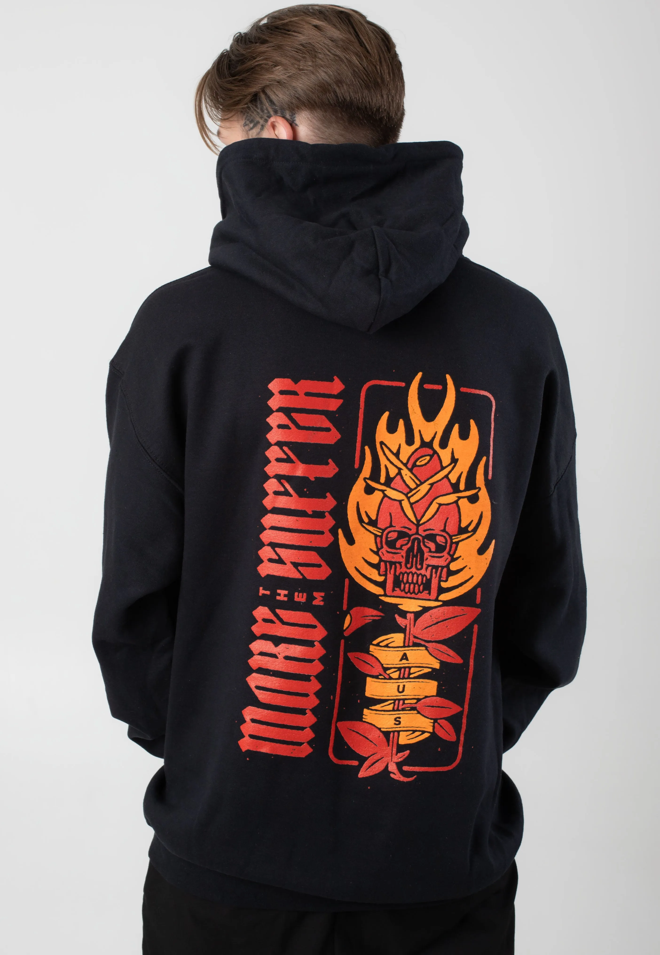 Make Them Suffer - Burning Skull Rose - Hoodie