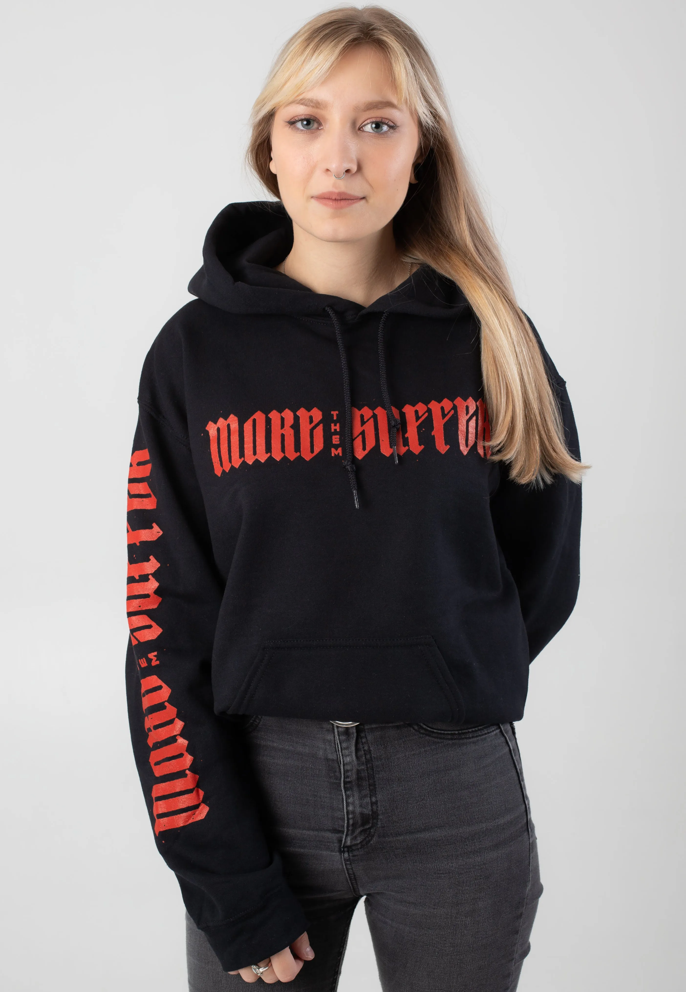 Make Them Suffer - Burning Skull Rose - Hoodie