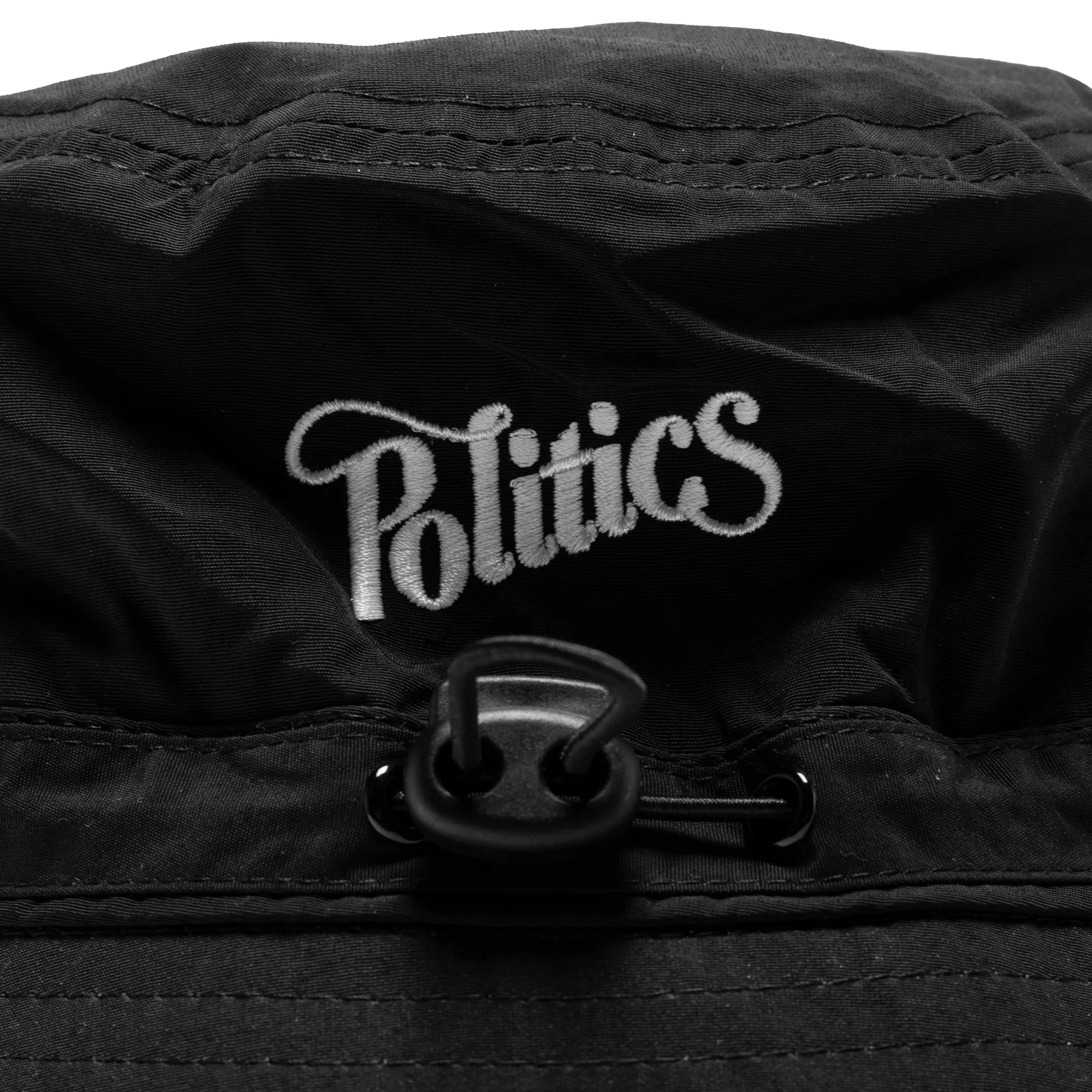 Malbon Golf Nylon Bucket Hat - Black