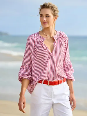 Mariella Stripe Cotton Shirt