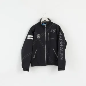 Marin Alpin Sports & Leisurewear Men M Jacket Black Nylon Waterproof Lightweight Top