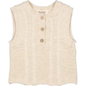MarMar Grey Sand Mel Togo Knit Vest