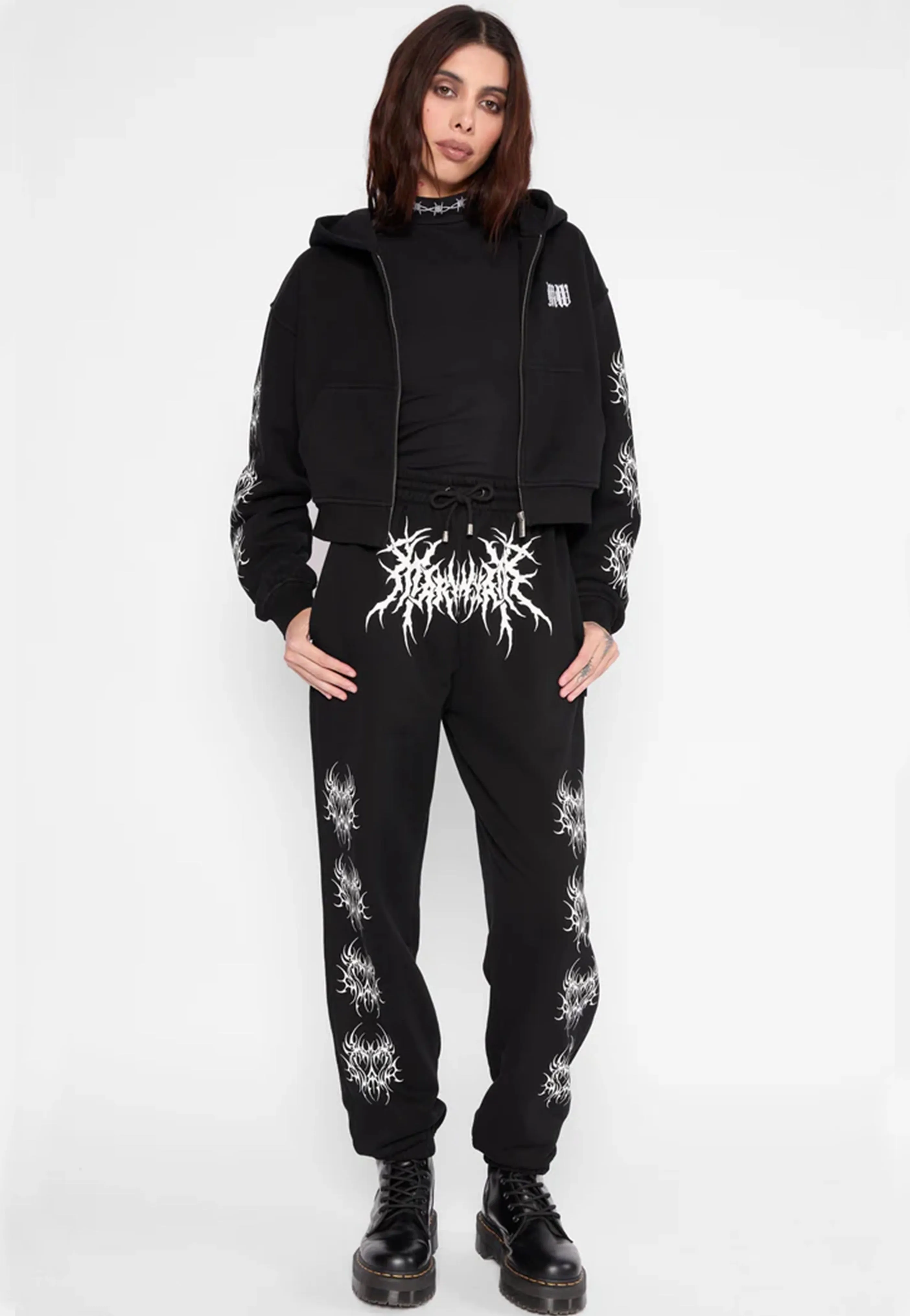 Mary Wyatt - Nephilim Cropped Black - Zipper