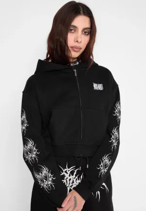Mary Wyatt - Nephilim Cropped Black - Zipper