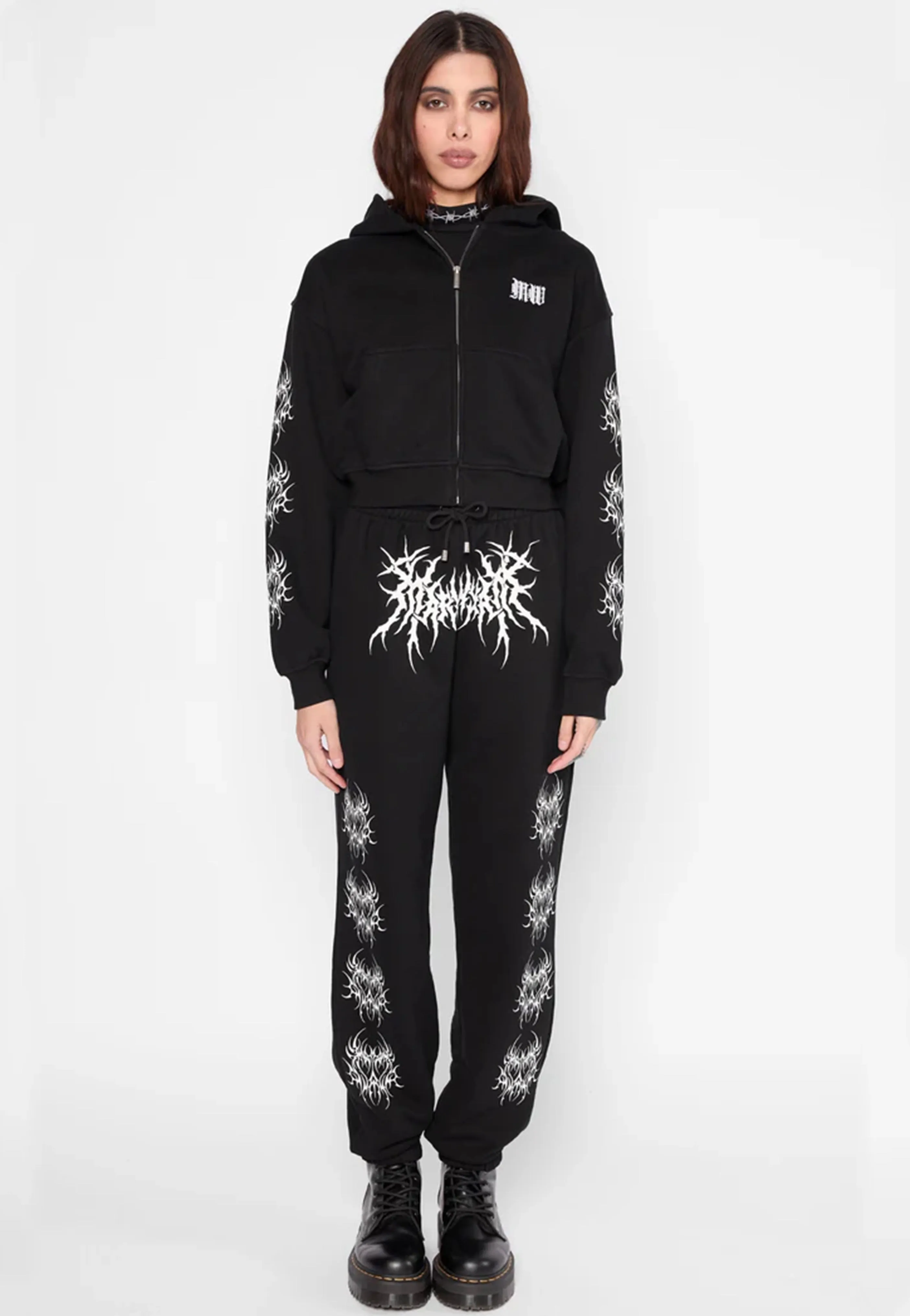 Mary Wyatt - Nephilim Cropped Black - Zipper