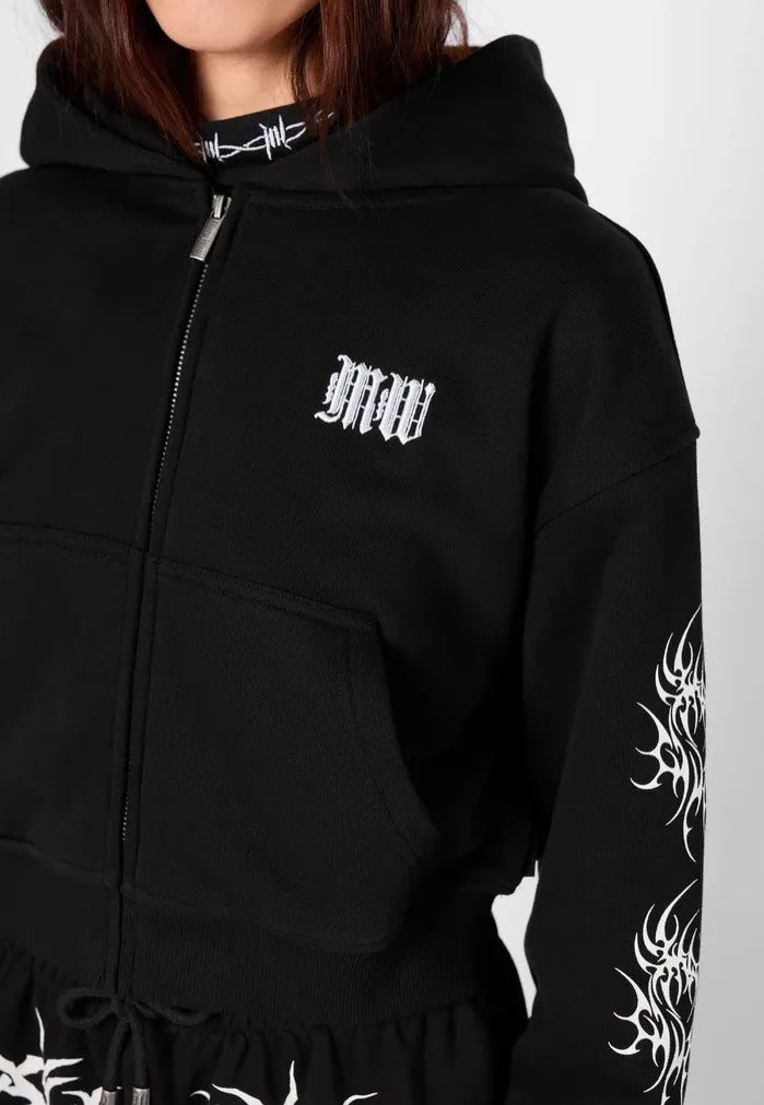 Mary Wyatt - Nephilim Cropped Black - Zipper
