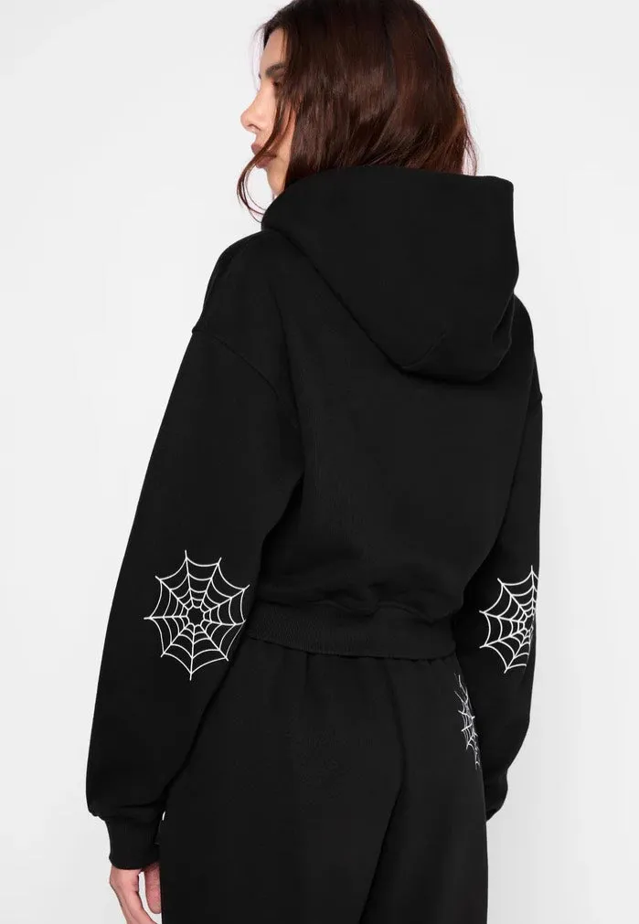 Mary Wyatt - Spinnerette Cropped Black - Zipper