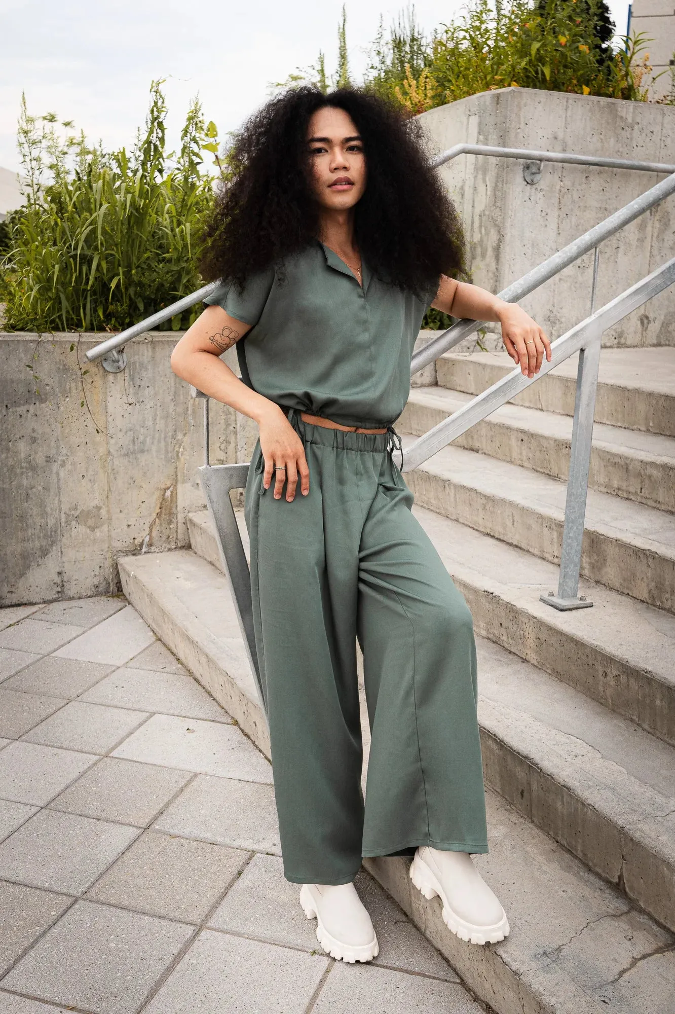 MAS MONTREAL - SIENA PANTS - CYPRESS - SS25