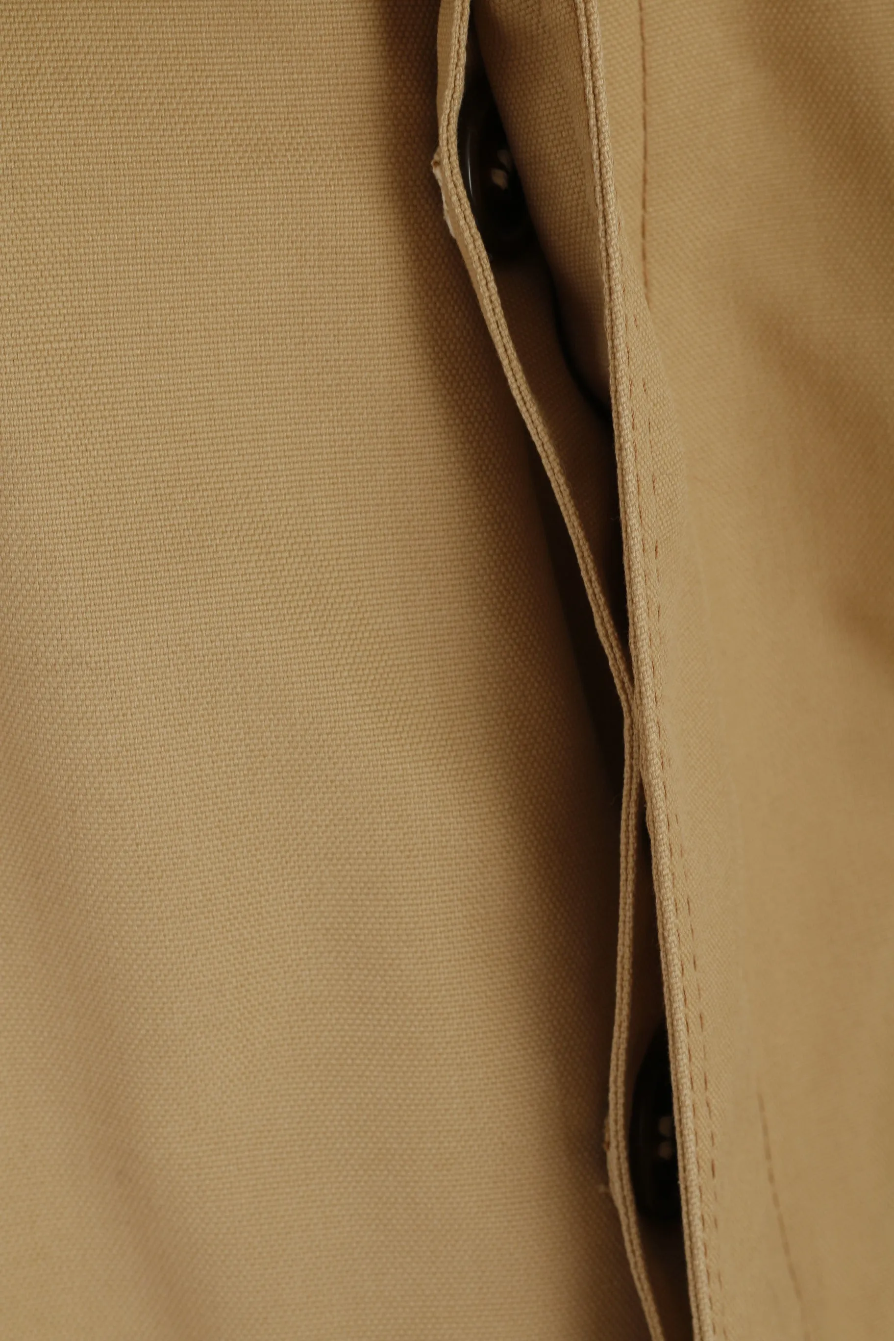 McLAREN Men 52 L Coat Beige Single Breasted Trevira Classic Soft PKZ Of Switzerland Top