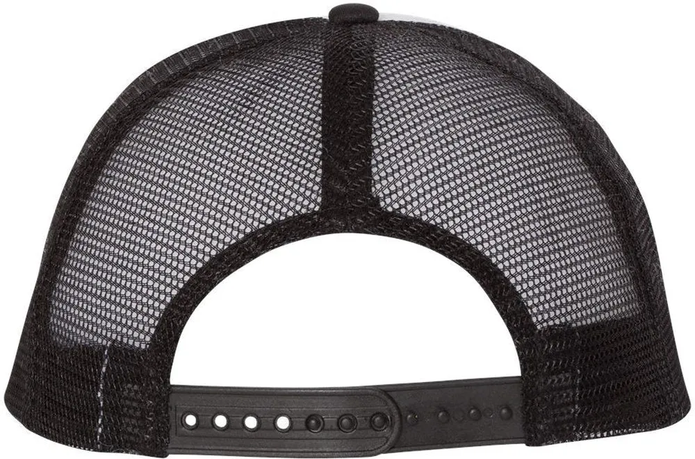Mega Cap Foam Front Flat Bill Trucker Cap