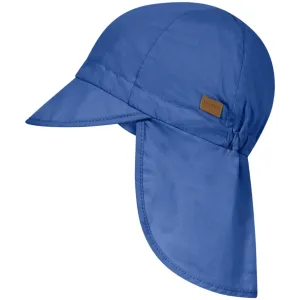 MELTON Delft Blue Poplin cap - neck shade