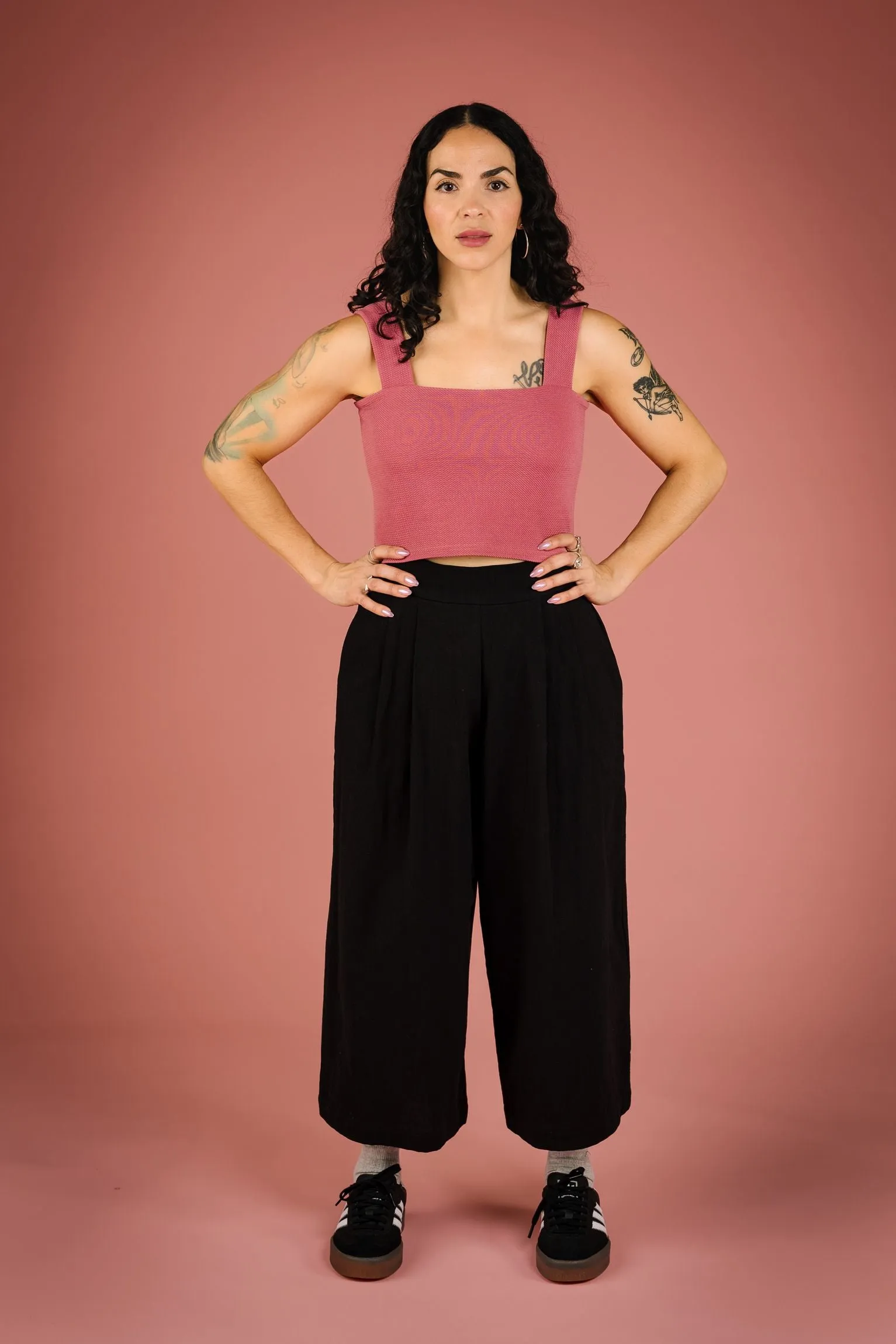 MERCEDES MORIN - PALOMA 7/8 PANTS - BLACK - SS25
